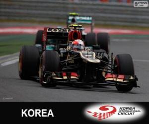 Puzzle Ρομέν Γκροζάν - Lotus - 2013 Κορεατικά Grand Prix, 3η ταξινομούνται